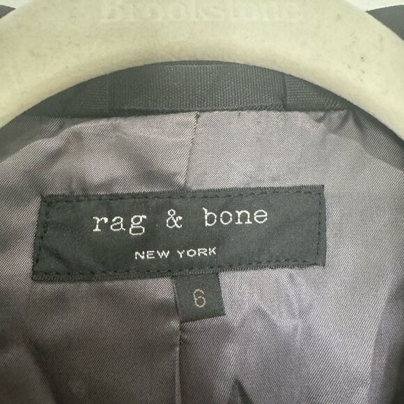 Rag & Bone Tuxedo Blazer In Charcoal black - Picture 7 of 7